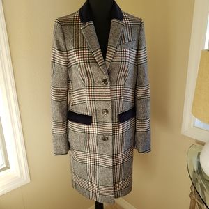 Boden British tweed coat by Moon